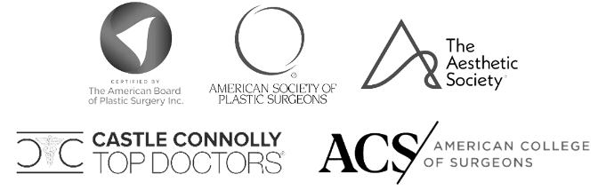 Dr. Bartholomew credentials: Certified by The American Board of Plastic Surgery Inc., American Society of Plastic SUrgeons, The Aesthetic Society, Castle Connolly Top Doctors, American College of Surgeons